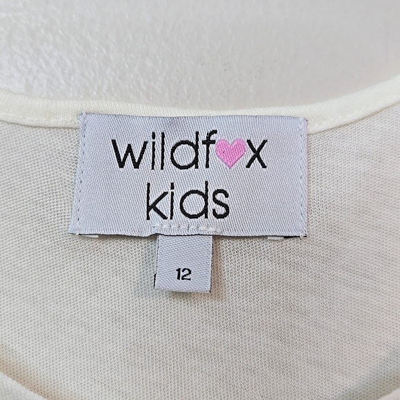 🦄 Wildfox Kids Cream 100% Cotton UNICORN Tank Top, Size 10-12* ~ NWOT - Picture 6 of 8